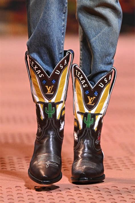 louis vuitton cowboy boots|louis vuitton boots street style.